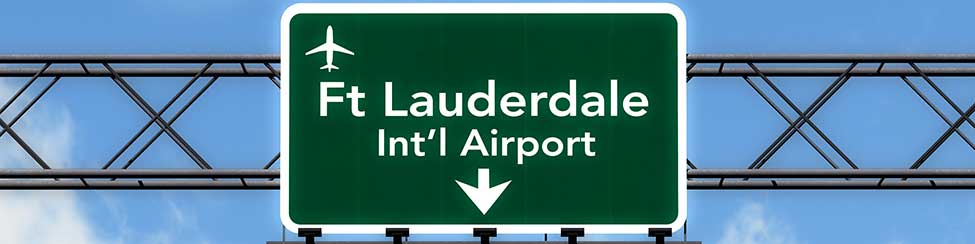 Fort Lauderdale Airport Sign